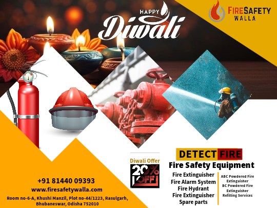 Fire Safety walla provides from fire extinguisher refilling to fire hydrant installation, fire alarm systems, and a range of spare parts in Bhubaneswar as well as other parts of the Odisha.